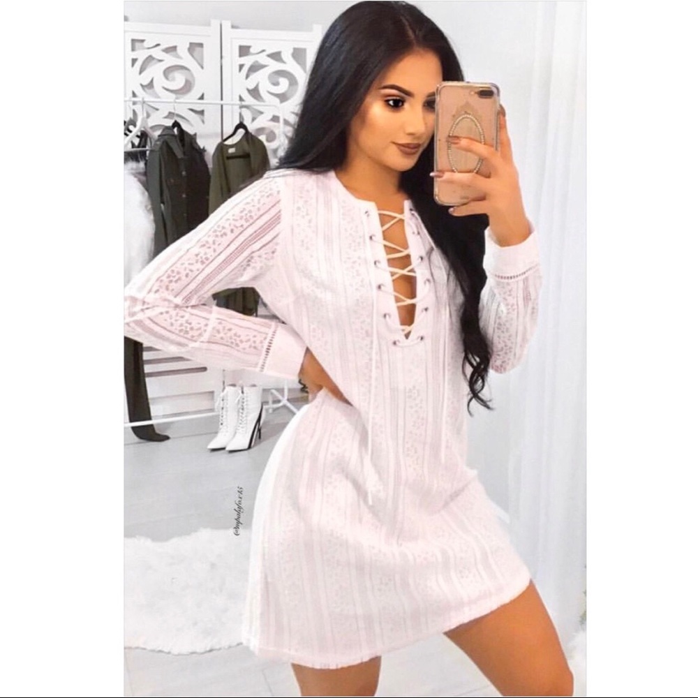 White Shift Dress